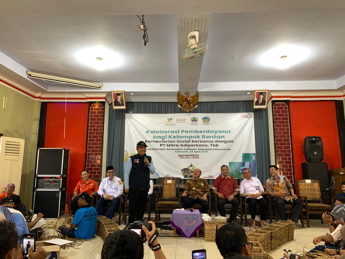 Pemberdayaan Bagi Kelompok Rentan di Desa Kalisalak, Banyumas berkolaborasi dengan Kementerian Sosial Republik Indonesia