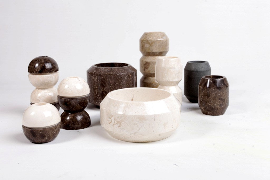 Marble Candle Holders